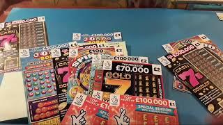 BIG SCRATCHCARD GAME..WIN ALL"LUCKY NUMBERS"CASH 7s DOUBLER