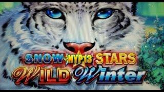 Konami: Snow Stars - Wild Winter NEW Slot Bonus WIN