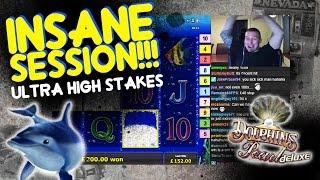 ULTRA HIGH Stakes Dolphins Pearl Bonuses!!!!!