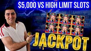 High Limit Lightning Link Slot HANDPAY JACKPOT | $5,000 Live Slot Play | SE-3 | EP-10