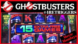 Ghostbusters BONUS with 4 RETRIGGERS!•MOVIE MONDAYS• Live Play at Bellagio, Las Vegas