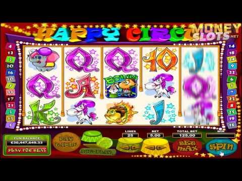 Happy Circus Video Slots Review  |  MoneySlots.net