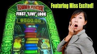 Hammer Festival Feature - First "LIVE" Look|Dragon's Voyage - Featuring Miss Excited! - Slot Machine