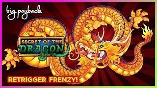 RETRIGGER FRENZY! Secret of the Dragon Slot - LOVE THESE CLASSICS!