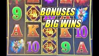 Big Wins: Fu Dao Le Riches, Game of Life, Emerald City slots.