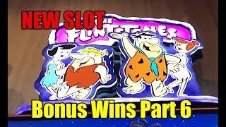 Flintstones Welcome to Bedrock Slot Machine Bonus Wins Part 6