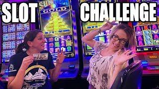 •️$100 Sun & Moon GOLD Slot Challenge! •Laycee & Melissa WIN!