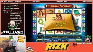 102 FreeSpins!! Big Win From Captain Venture!!