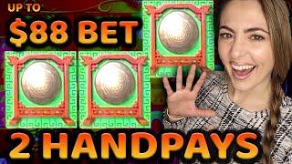 2 HANDPAY JACKPOTS! $88/SPIN on 88 Fortunes Game in Tampa!