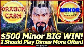 $500 Minor Lands!  BIG WIN in Dragon Cash Golden Century Slot - Live Play and Hold and Spins Bonuses