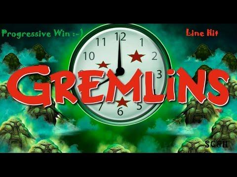 GREMLINS | Progressive Win & Line Hit | 2 Bonus Features