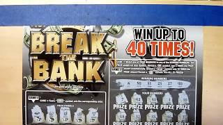 BREAK THE BANK - $10 Instant Lottery Ticket