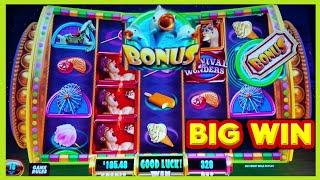 AWESOME BIG WIN! Carnival of Wonders Ultra Slot - ALL FEATURES!