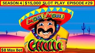 More More Chilli Slot Machine Live Play & $8 Max Bet Bonus| Season 4 | Episode #29