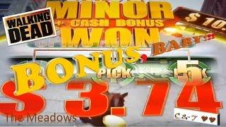 PROGRESSIVE WINS!!! The WALKING DEAD - Slot Machine Bonus ~ Aristocrat•
