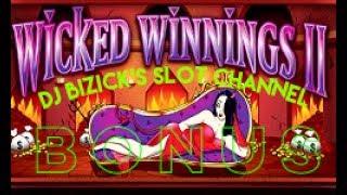 Wicked Winnings 2 Slot Machine ~ FREE SPIN BONUS!!! ~ BRING OUT THE LADIES! • DJ BIZICK'S SLOT CHANN