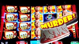 THE MURDER OF VEGAS LOW ROLLER!! * ALFRED HITCHCOCK PRESENTS - Las Vegas Casino Slot Machine