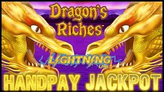 HANDPAY JACKPOT HIGH LIMIT Lightning Link Dragon's Riches $25 Bonus Round Liberty Link Slot Machine