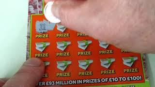 •One Card Wonder•..Quicky cl;assic..•.100 Million CASH Spectacular Scratchcard•