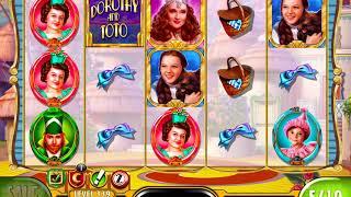 THE WIZARD OF OZ: DOROTHY AND TOTO Video Slot Game with a "MEGA WIN" PICK BONUS