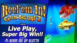 Reel Em In, Catch the Big One 2 Slot - LivePlay, Super Big Win! in Free Spins Fishing Bonus