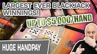 ⋆ Slots ⋆ LARGEST Amount EVER Won Playing Blackjack on YouTube! ⋆ Slots ⋆ Up to $5,000/Hand in Punta Cana
