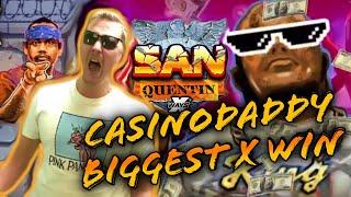 SAN QUENTIN RECORD!!! OUR BIGGEST X WIN EVER ON CASINODADDY