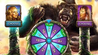 KING KIONG Video Slot Casino Game with a WHEEL BONUS