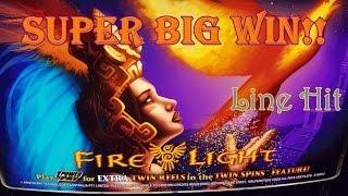 •SUPER BIG WIN•  Fire Light • Slot Machine Line Hit
