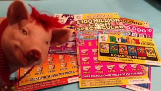Scratchcard Sunday Game....Wow!.......Fast 500..RUBIK'S..CASH WORD..Fast 50..and more