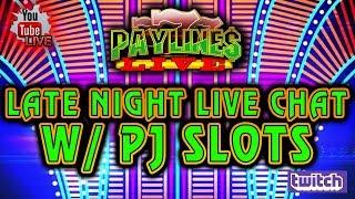 • LIVE LATE NIGHT CHAT• WITH PJ SLOTS  • LAS VEGAS NEW YEAR TRIP CHAT