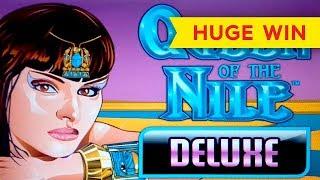 HUGE WIN! Queen of the Nile Deluxe Slot - MAX BET BONUS!
