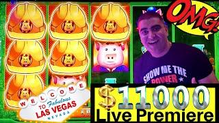 $11,0000 Live Slot Play !  Up To $100 A Spin High Limit Slot Play & Handpay Jackpot On Thunder Cash