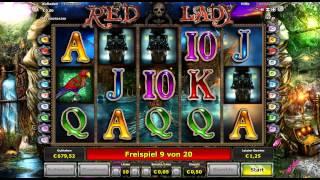 Red Lady Slot - Freispiele mit 5x Red Lady auf einer Linie