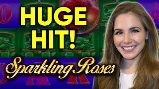 ANOTHER MASSIVE COMEBACK WIN! HUGE Multiplier Feature! Sparkling Roses Slot Machine!!