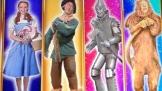 RUBY SLIPPERS | WMS - ALL 4 CHARACTERS | Wizard of Oz Slot Machine Bonus (Nickels)