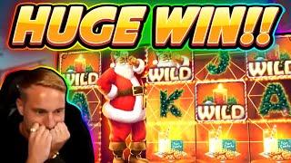 Ante gets a HUGE WIN!!!! Secrets of Christmas BIG WIN - Slot from Netent played by Casinodaddy