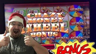 Crazy Money II Live Play max bet with BONUS and PROGRESSIVE WIN Slot Machine