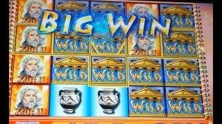 HUGE WIN! ZEUS II JACKPOT $20 BET HAND PAY BONUS Super RESPINS Slot Machine!