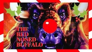 The Red Nosed Buffalo • LIVE PLAY • Slot Machine Pokie