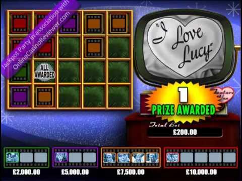 £9,075 BIG WIN I LOVE LUCY BIG WIN SLOTS JACKPOT PARTY IN ASSOCIATION WITH ONLINECASINOREVIEWER.COM