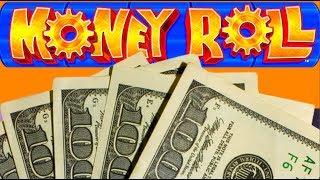 BIG WIN!!! LIVE PLAY on Money Roll Slot Machine