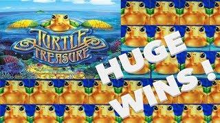 Turtle Treasure HUGE WINS ! Max Bet Bonus Round