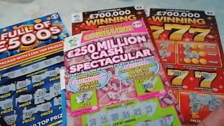 Wow!....today its a Scratchcard Game ..called..At The Double..with WINNING 777..Full of 500's. etc