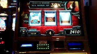 Lord of the Rings 3-Reel Slot - Land of Mordor, Slot Win (185x Win)