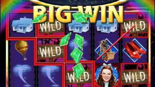 Wizard of Oz slot game - 425 win!