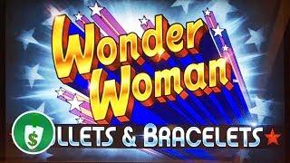 • Wonder Woman Bullets and Bracelets slot machine, 2 features