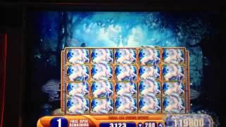 FULL SCREEN! MYSTICAL UNICORN Slot machine MEGA WIN (#3)