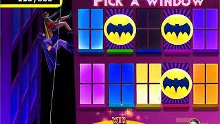 BATMAN Video Slot Casino Game with a WALL CLIMB BONUS