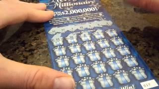 $600 SCRATCH OFF TICKET BOOK. $2,000,000 MERRY MILLIONAIRE FROM ILLINOIS LOTTERY PART 6!
